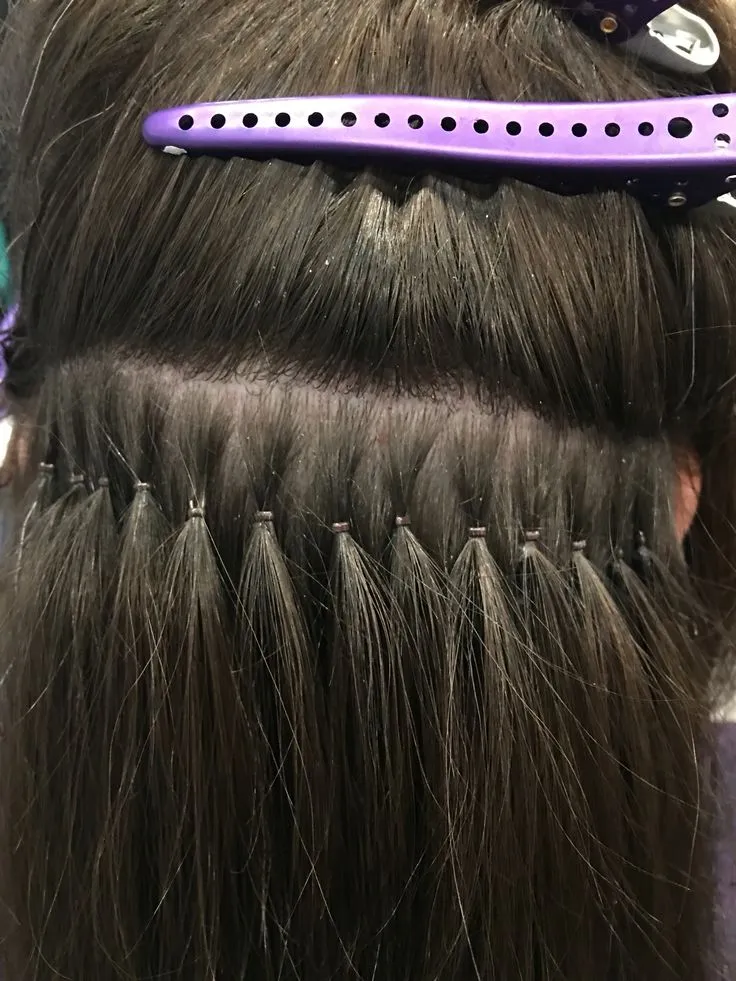 Micro Bead and Nano Hair Extensions in Hyderabad at B The Best Hair Studio